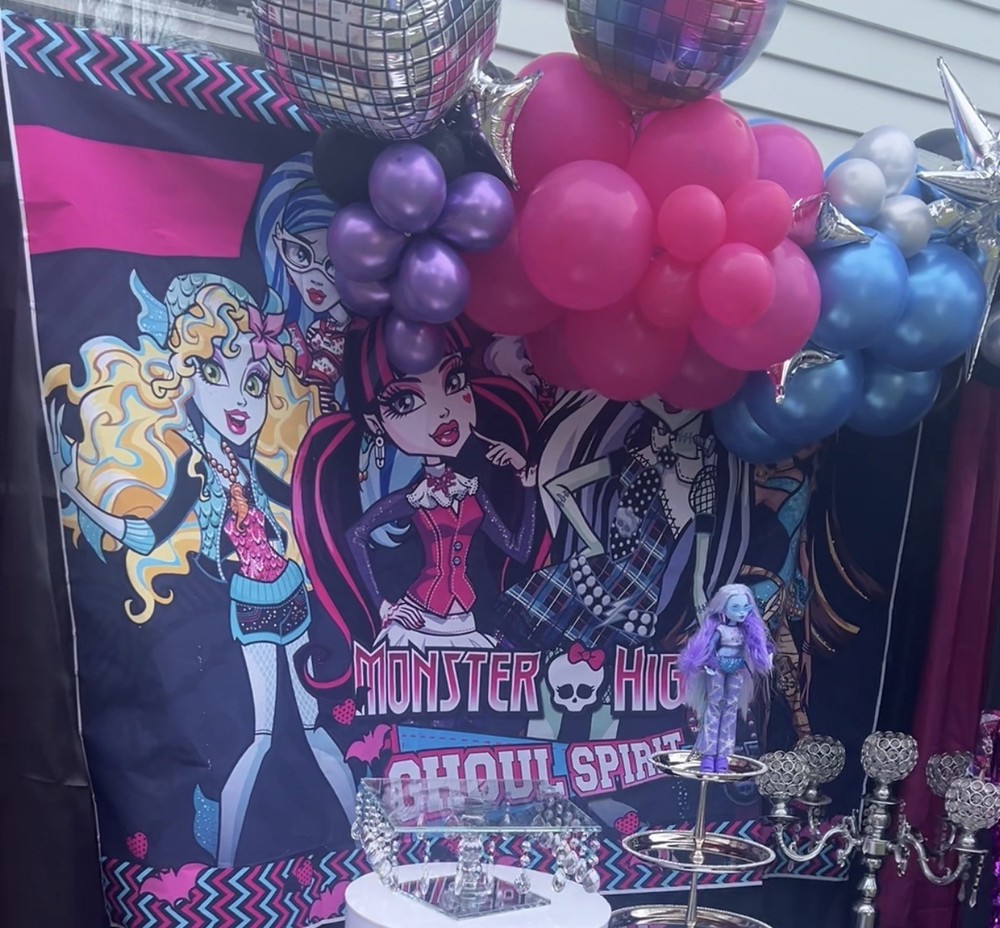 Monster High Party Supplies Birthday Decorations Backdrop Banner Vinyl 7x5ft