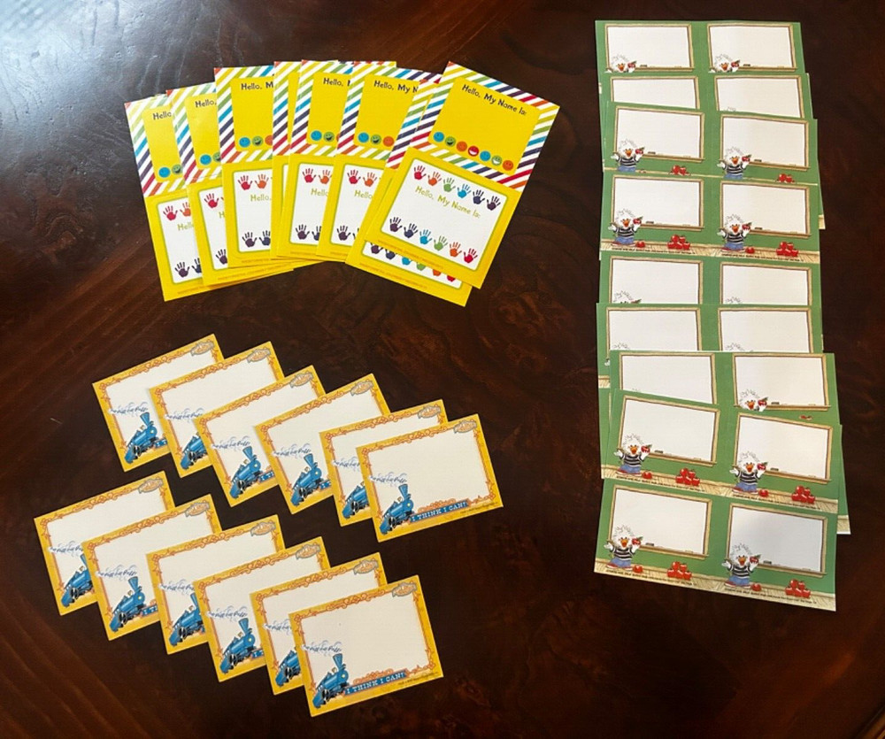 30 Assorted Write on Name Labels + Fast Shipping