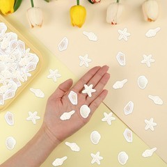200pcs Seashell Starfish Confetti Beach Shell Birthday Party Decorations Seas…
