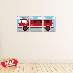 Big Dot Happiness Fire Truck 3 Prints