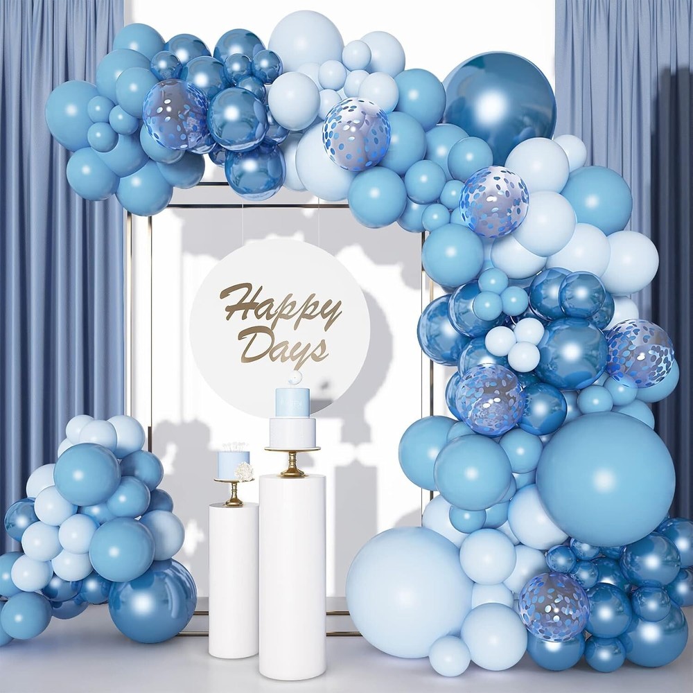 143 Pcs Balloons Garland Arch Kit Wedding, Birthday, Baby Shower Decoration Kit