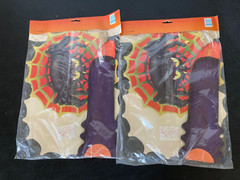 Lot 2 Halloween Hanging Decoration Spider Vintage Paper Fantasies NOS Denmark