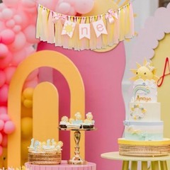 Sunshine High Chair Banner 1st