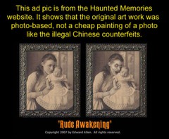 Horror Pictures RA Halloween Changing Face Ghost Photo ~ Beware of frame FAKES!