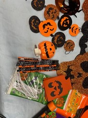Halloween Party Decoration Supplies for Bags Wall Hangers Pencils Banner