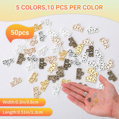 50Pcs 2026 Charms Bulk for Crafts,2026 Year Graduation Tassels Decorations,2026