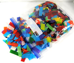 Multicolor Mix Tissue Paper Confetti Rectangles Biodegradable Flutter 2″ x 3/4″