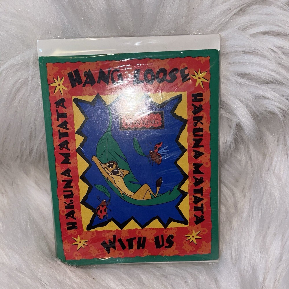 Vintage Disney’s Lion King Birthday Party Invitations NEW