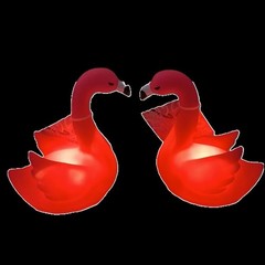 5-inch PINK FLAMINGO LED LIGHT B/O Plastic Luau Summer Party Tabletop Decoration