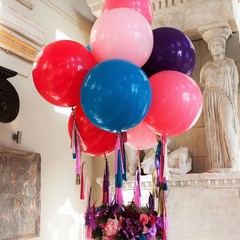 15pcs 24 Inch Balloons Large Assorted Balloons Thick Latex Heavy Duty Balloon…