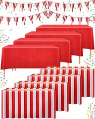10 Pieces Carnival Theme Party Decors Carnival Table Skirts Carnival Circus T…