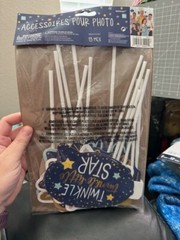 TWINKLE TWINKLE LITTLE STAR BABY SHOWER THEME/BABY ANNOUNCEMENT PHOTO PROPS