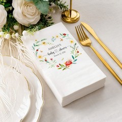 Personalized Ladybug Baby Shower Napkins Garden Party Decor SATTNA0706
