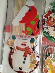 Merry Christmas Party Decorations Banner Dangling Santa Gingerbread More