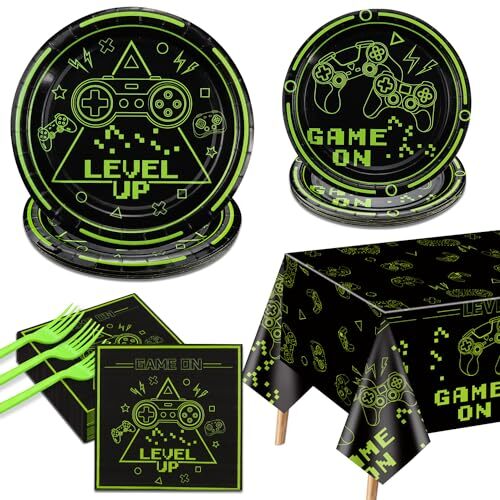 Gamer Birthday Decorations Video Game Birthday Decorations for Boys Game on
