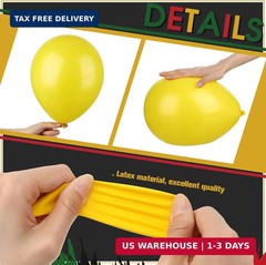 Deekin 130 Pcs Black History Month Balloons Party Decoration Juneteenth Day Garl