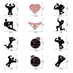 Bachelorette Party Decorations 24pcs Hanging Swirls Decorations Bachelor Part…
