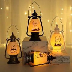 Eid mubarak Hurricane Lamp Retro Coal Oil Windproof Lamp Eid Al Fitr Mosque JQ