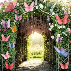 18 Pcs 3D Paper Butterfly Wall Decor for Birthday Baby Shower Wedding
