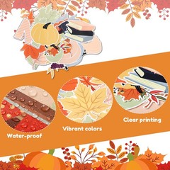 Fall Classroom Bulletin Board Decorations Autumn Animals Tree Leaves Cutouts