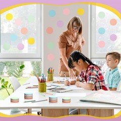 360 PCS Pastel Round Cutouts Paper 3.5 Inch Colors Circles Shaped Die Cuts