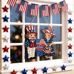 Patriotic Front Door Decorations for 250th Anniversary Memorial Day Decor