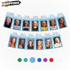 K-12 Graduation Photo Banner 5X7 – Large, 10 Feet | Graduation Picture Banner