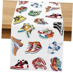 Sneakers Party Decorations Sneaker Table Runner Man Game Sports Themed