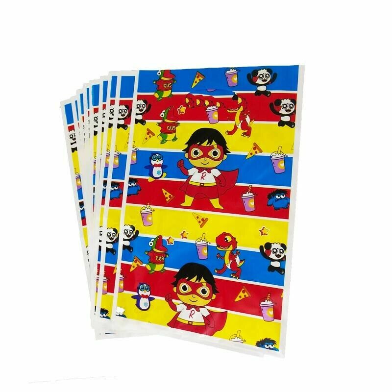 Best set kids ryan party toy birthday decoration world banner plates cover