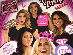 Outta Control Bachelorette Party Photo Booth Props 126 Photo Signs New Sealed