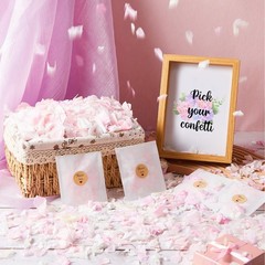 Biodegradable Confetti, Dried Hydrangea Flower Petals with Throw Me Stickers …
