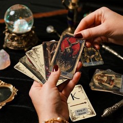 Eternal Arcana Tarot Deck, a Minimalist 78-Card Deck, Tarot Cards with Guideb…