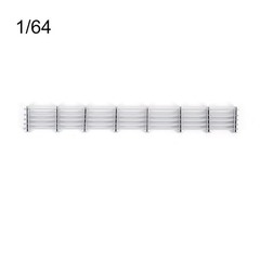 HO Scale Road Barrier 20.3cm Long in Two Sizes 1/87 and 1/64 for Models