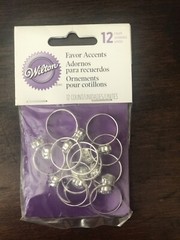 Silver Engagement Rings for Table Decorations or Favor Accents – Qty of 12