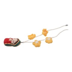 Virgin Mary Car Charm Handmade Religious Decoration for Vehicle For Dashboard