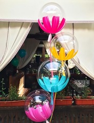 36 Inch Bobo Balloons – Transparent Clear Bubble Balloons for Stuffing with H…