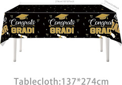 Graduation Decorations 2026 37 PCS – Black Gold Class of 2026 Party Supplies Kit