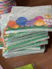 Buffet Dessert NEW Table Easter Paper Plates Napkins Party Supplies HUGE LOT bag
