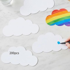 Cloud Paper Cutouts DIY Cloud Shapes Die Cuts for Classroom Window Door