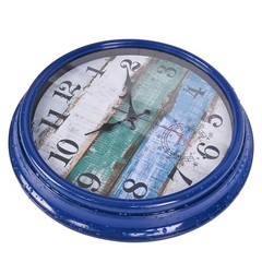 Large Outdoor Clock Waterproof with Thermometer Vintage Rustic Coastal Clock …