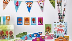 IKEA Overlagsen 27 Piece Nature Animal Party Decoration Birthday Kit FAST SHIP