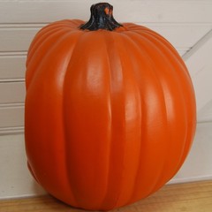 Vintage Halloween decor Pumpkin Grave Motion Sensor Light up Noise making Gemmy