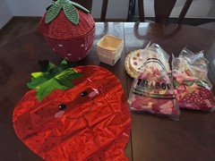 HUGE Berry First Birthday Party Supplies Decorations Strawberry Theme Lot