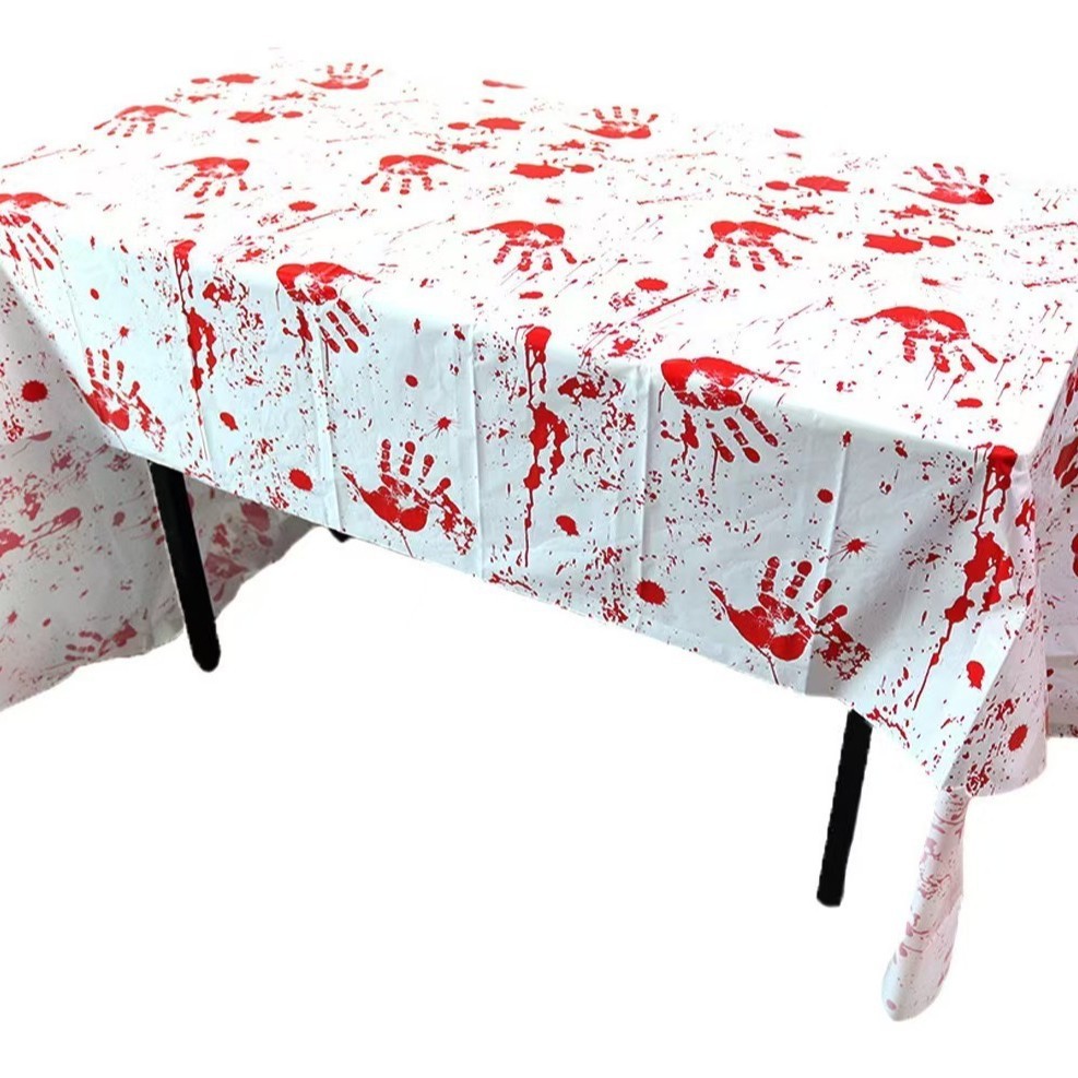 Thriller Party Blood Spot Tablecloth, 260*130cm