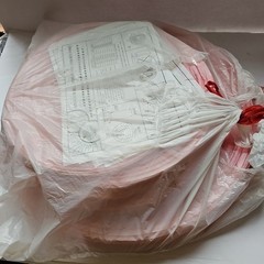 Round Pink Paper Lanterns 17 Lantern 3-Sizes 6 Each Small Medium 5 Large