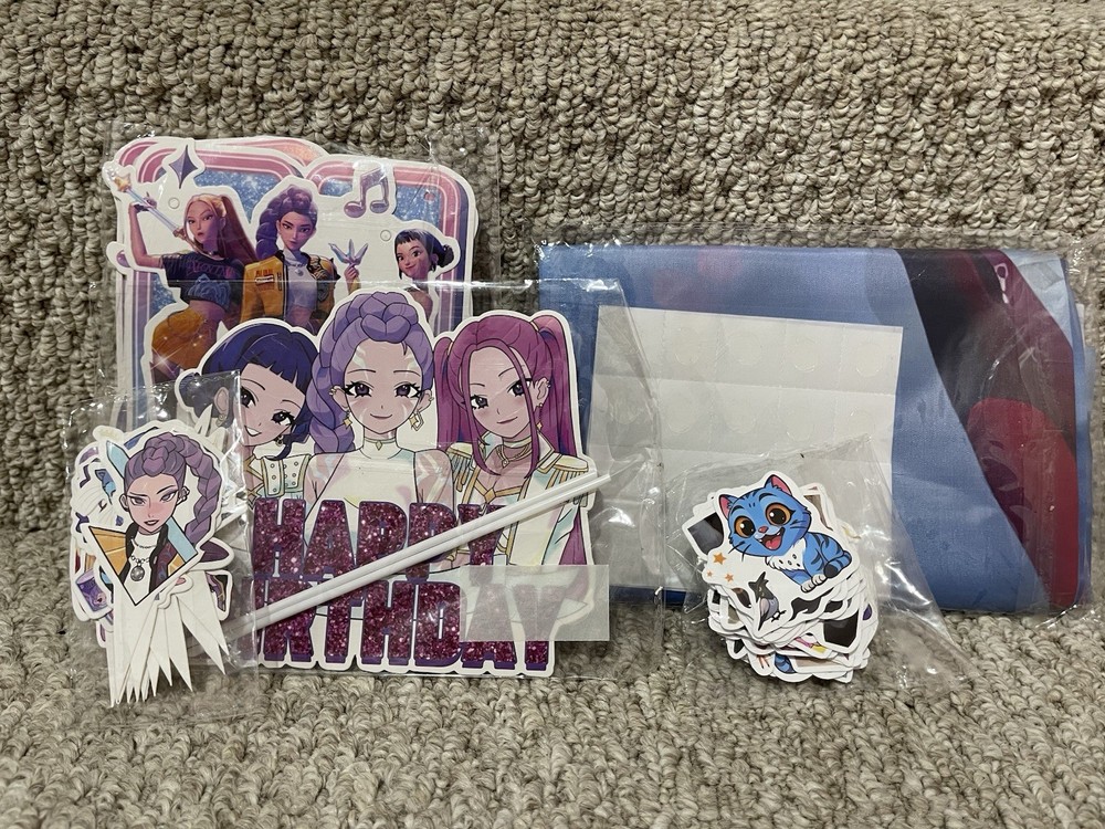 Kpop Demon Hunter Birthday Party Supplies And Decorations