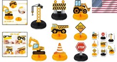 8 Cute Construction Zone Centerpieces for Baby Showers and Birthday Celebrations