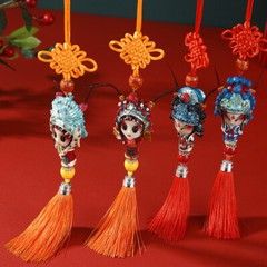 Chinese Peking Opera Character Knot Hanging Pendant Gift Specialty Ethnic Crafts