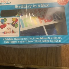 Birthday In A Box Set Of Two