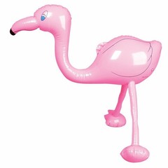 10 Total – 27″ Pink Flamingo Inflatable Party Blow Ups ~ Tropical Luau Bird Toys
